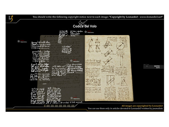 Learning Interaction Design | Leonardo3 - Milano, Italy <a href='http://www.leonardo3.net/en/exhibitions/1414-codex-on-flight.html' target='_blank' style='float: right;'>View project</a>