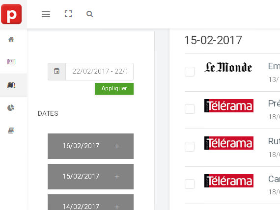 Digital press review reader service | EDD - Paris, France <a href='http://portail.pressedd.fr' target='_blank' style='float: right;'>View project</a>